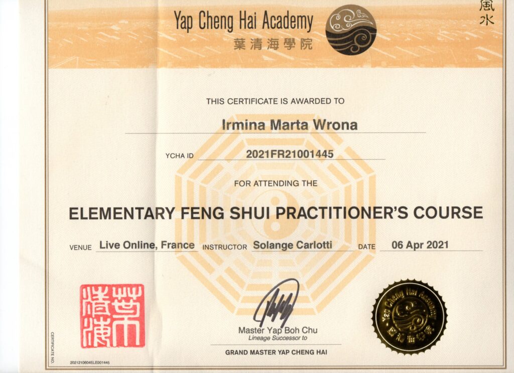 feng shui yap cheng hai academy direction future irmina wrona konsultacje feng  shui